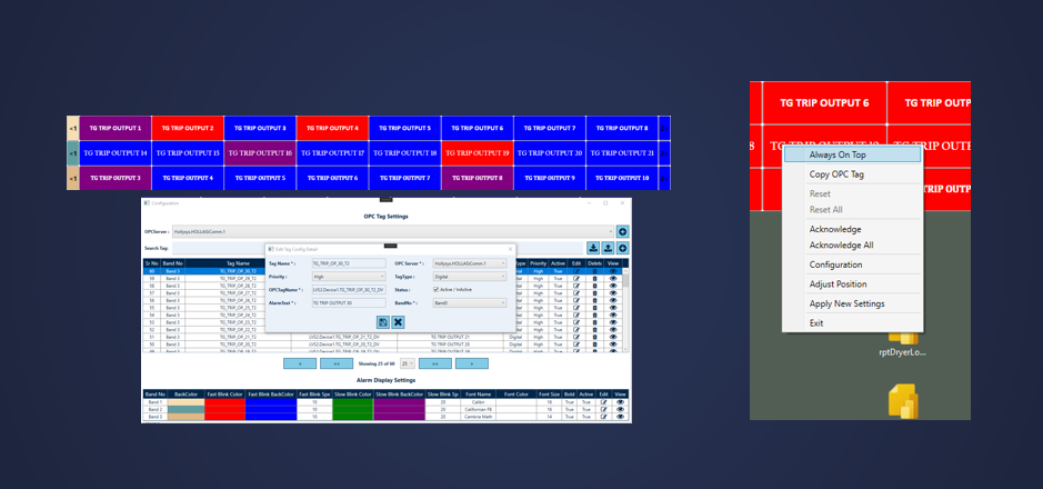 Alarm Annunciation Software for LVS